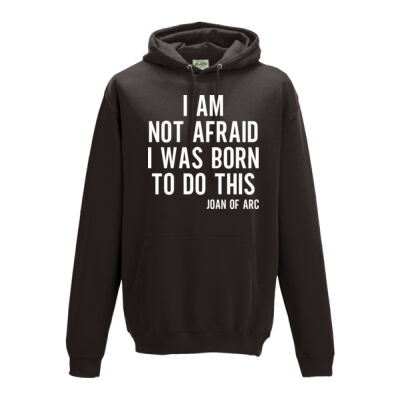 I AM NOT AFRAID JOAN OF ARC QUOTE HOODIE Thumbnail