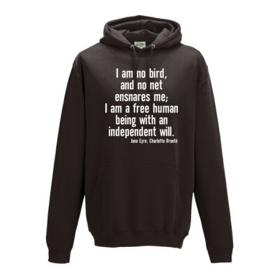 I AM NO BIRD JANE EYRE QUOTE HOODIE Thumbnail