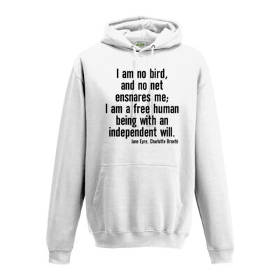 I AM NO BIRD JANE EYRE QUOTE HOODIE Thumbnail